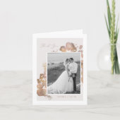 Waterverf Romance Hartelijk dank Bedankkaart (Voorkant)