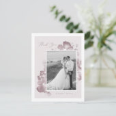 Waterverf Romance Hartelijk dank Bedankkaart (Staand voorkant)