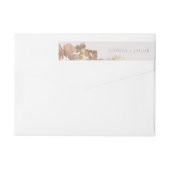 Waterverf Romance omwikkelen rond label (Achterkant)