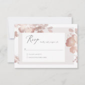 Waterverf Romance RSVP-kaart RSVP Kaartje (Voorkant)