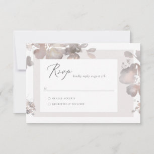 Waterverf Romance RSVP-kaart RSVP Kaartje