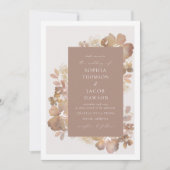 Waterverf Romance Uitnodiging (Voorkant)