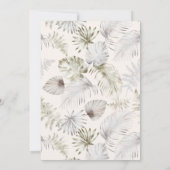 waterverf romantisch bloemetjesVrijgezellenfeest I Kaart (Achterkant)