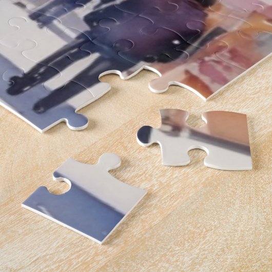 Waterverf romantisch reuzenrad legpuzzel (Zijkant)