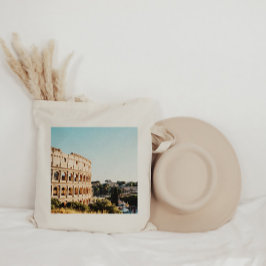 Waterverf Rome, Italië Bestemming Canvas tas