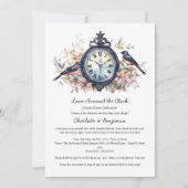 Waterverf rond de klok Koppels Douche Kaart (Voorkant)