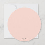 Waterverf Ronde Kaart Peach roze Paars Agate (Achterkant)