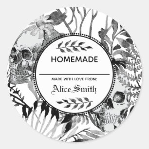 Waterverf Ronde Sticker