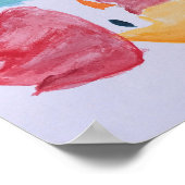 Waterverf Roo Poster (Hoek)