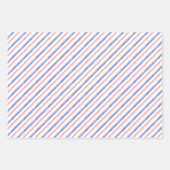 Waterverf Rood & Blauw Plaid Inpakpapier Vel (Voorkant 2)