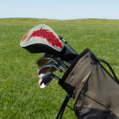 Waterverf Rood Chili Ristra New Mexico Golfheadcover (Insitu)