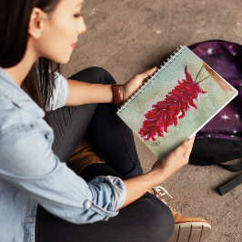 Waterverf Rood Chili Ristra New Mexico Notitieboek