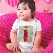 Waterverf Rood Chili Ristra New Mexico Romper