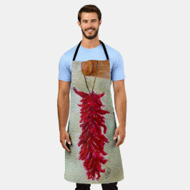 Waterverf Rood Chili Ristra New Mexico Schort