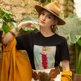 Waterverf Rood Chili Ristra New Mexico T-shirt