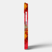 Waterverf rood geel Case-Mate iPhone case (Achterkant / Links)