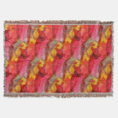Waterverf rood geel deken (Voorkant)