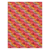 Waterverf rood geel tafelkleed (Voorkant)