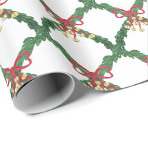 Waterverf Rood & Groen Kerstklokjes Kerstmis