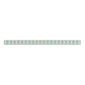 Waterverf Rood & Groen Topiary Garland Grosgrain Lint (Voorkant)