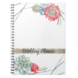 Waterverf Rood Succulent Notitieboek