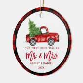 Waterverf  rood voetstuk penseel Script Keramisch Ornament (Links)