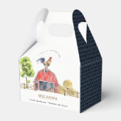 Waterverf Roodbaarzen Boerderij Bedankdoosjes (Voorkant Zijde)