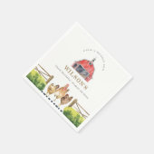 Waterverf Roodbaarzen Boerderij Servet (Hoek)