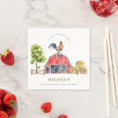 Waterverf Roodbaarzen Boerderij Servet (Insitu)