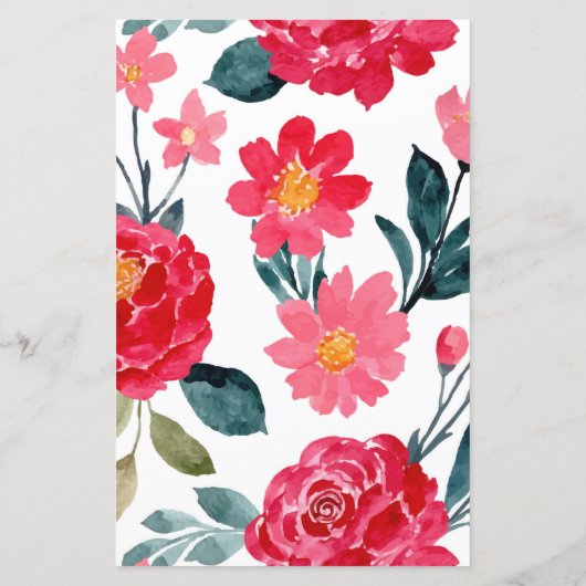 Waterverf roos Baby word scramble game (Achterkant)