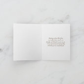 Waterverf Roos Basket Sympathie Hartelijk dank Kaart (Binnen)