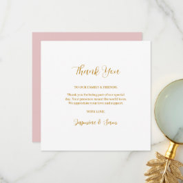 Waterverf ROOS Bedankkaart