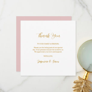 Waterverf ROOS Bedankkaart