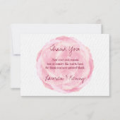 Waterverf Roos - Bedankt kaarten (Voorkant)