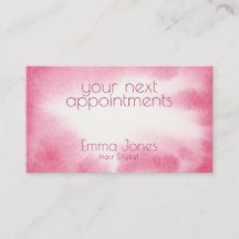 Waterverf roos benoemingen visitekaartjes