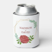 Waterverf Roos Blikjeskoeler (Blikje Voorkant)