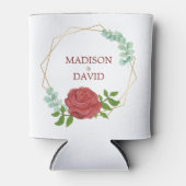 Waterverf Roos Blikjeskoeler (Voorkant)