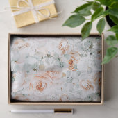 Waterverf Roos Bloem Eucalyptus Bladeren Bloemstuk Tissuepapier (Geschenk)