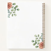 Waterverf Roos Bloem Eucalyptus Receptenboek Notitieboek (Achterkant)