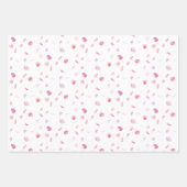 Waterverf Roos bloemblaadjes Inspirerend woorden Inpakpapier Vel (Voorkant)