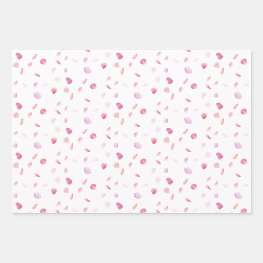 Waterverf Roos bloemblaadjes Inspirerend woorden Inpakpapier Vel (Voorkant)