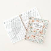 Waterverf Roos Eucalyptus Bloemenfamilie Recept Notitieboek (Binnen)