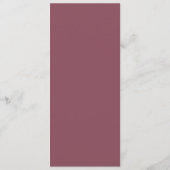 WATERVERF ROOS FLORAL MENU VAN GOLD BLUSH BURGUNDY (Achterkant)