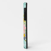 Waterverf Roos Floral Spray met Initiaal Case-Mate iPhone Case (Achterkant/links)