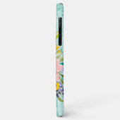 Waterverf Roos Floral Spray met Initiaal Case-Mate iPhone Case (Achterkant/links)