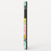 Waterverf Roos Floral Spray met Initiaal Case-Mate iPhone Case (Achterkant/links)