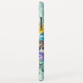 Waterverf Roos Floral Spray met Initiaal Case-Mate iPhone Case (Achterkant/rechts)