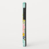 Waterverf Roos Floral Spray met Initiaal Case-Mate iPhone Case (Achterkant/links)