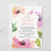 Waterverf Roos Floral Vrijgezellenfeest Kaart (Voorkant)