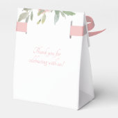 Waterverf Roos Garden Girl Baptisme Bedankdoosjes (Achterkant)